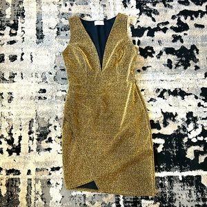 Mystic Shimmer gold dress